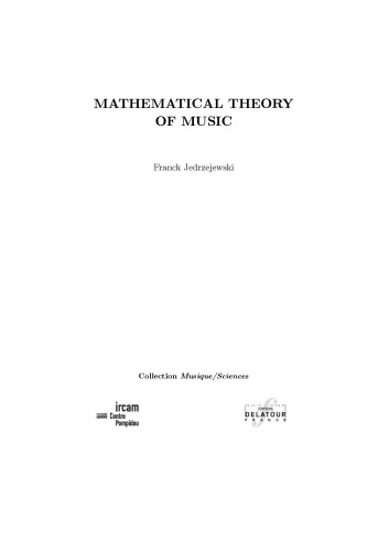 Mathematical Theory of Music