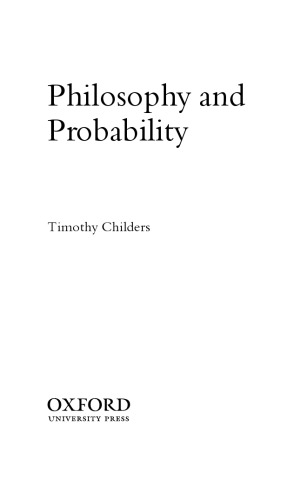Philosophy and  Probability