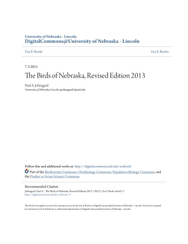 The Birds of Nebraska