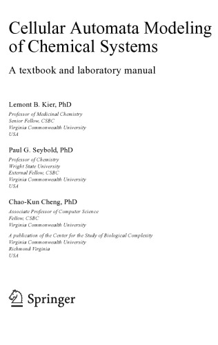 Modeling Chemical Systems using Cellular Automata