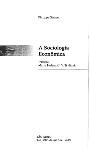 A sociologia Economica