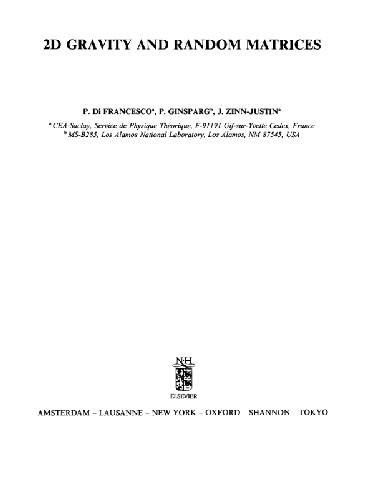 2D Gravity and Random Matrices