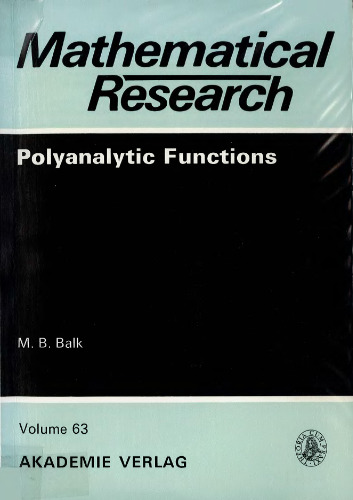 Polyanalytic Functions