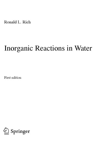 Inorganic Reactions in Water