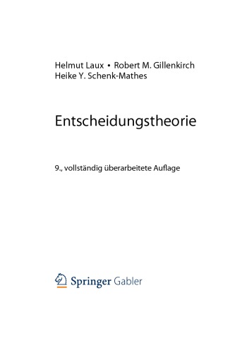 Entscheidungstheorie