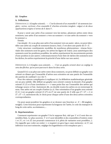Graphes [Lecture notes]