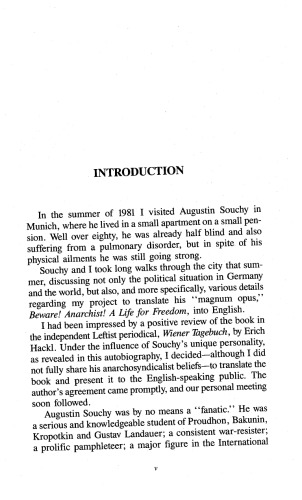 Beware! Anarchist!: A Life For Freedom