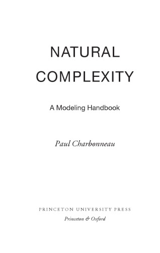 Natural Complexity. A Modeling Handbook