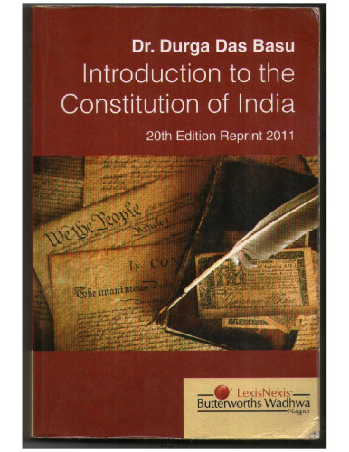 Introduction To The Constitution Of India