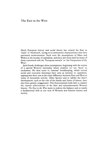 The East in the West