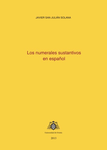 Los numerales sustantivos en espanol