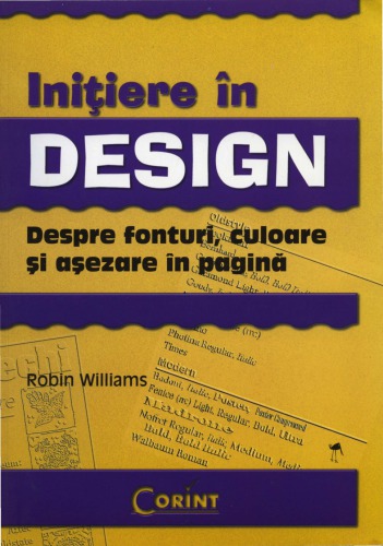 Inițiere în Design, Despre fonturi, culoare și așezare în pagină