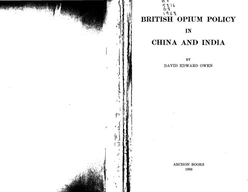 British Opium Policy in China and India