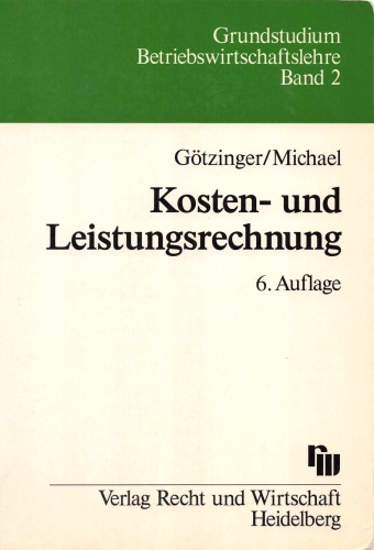 Kosten- und Leistungsrechnung