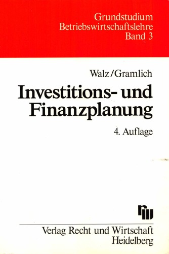 Investitions- und Finanzplanung