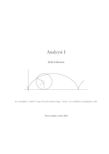 Analyysi I [Lecture notes]