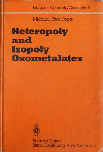 Heteropoly and Isopoly Oxometalates: Inorganic Chemistry Concepts