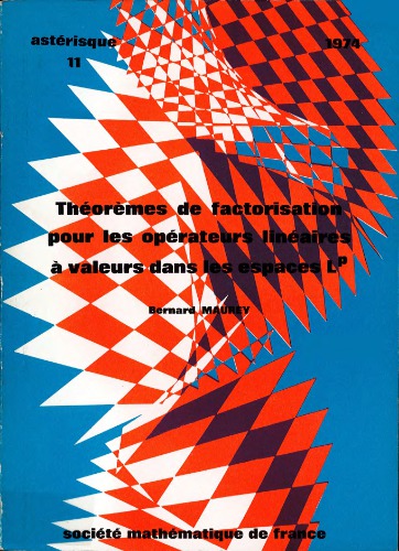 Théorèmes de factorisation pour les opérateurs linéaires à valeurs dans les espaces Lp