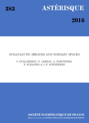 Subanalytic Sheaves and Sobolev Spaces