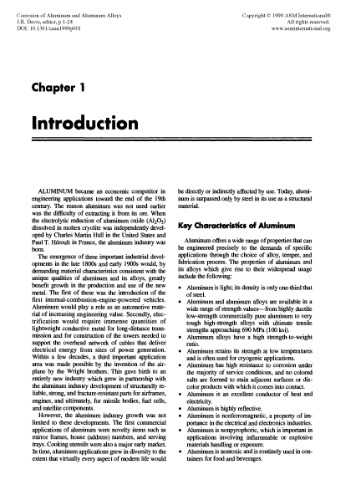 Corrosion of Aluminum and Aluminum Alloys