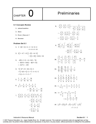 Student Solutions Manual for Calculus