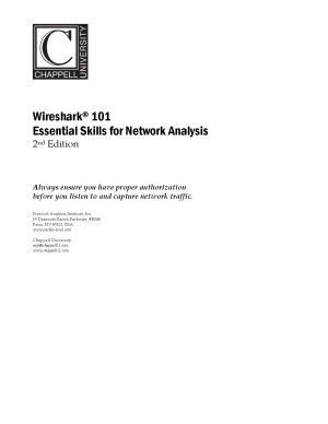 WinShark 101. Essential Skills for Network Analysis