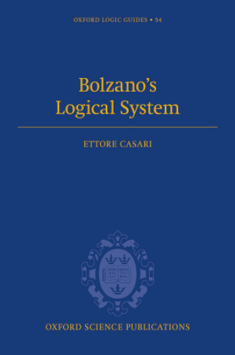 Bolzano’s Logical System