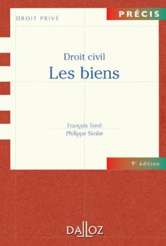 Droit civil. Les biens