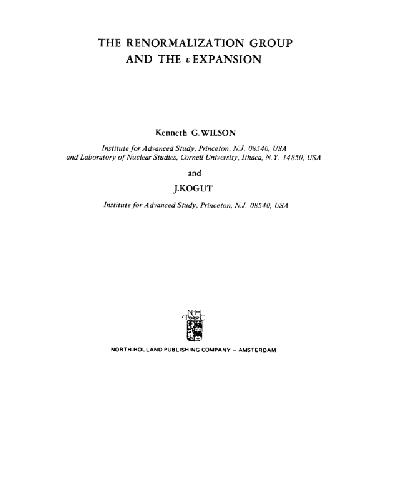 The renormalization group and the epsilon expansion