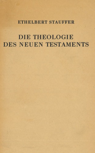 Theologie des Neuen Testaments