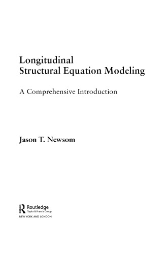 Longitudinal Structural Equation Modeling