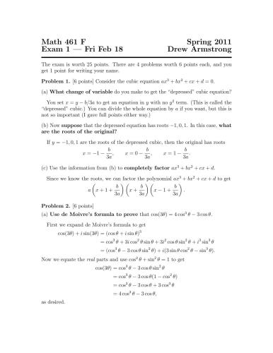 Survey of Modern Algebra: Math 461 [Lecture notes]