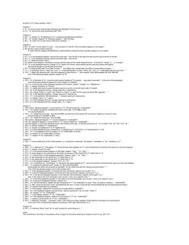 Category Theory [Lecture notes]