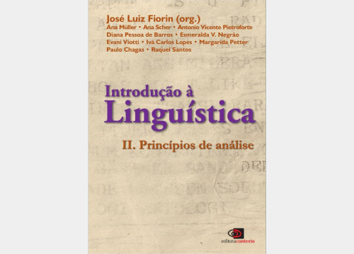 Introdução à Linguística II: Princípios de Análise