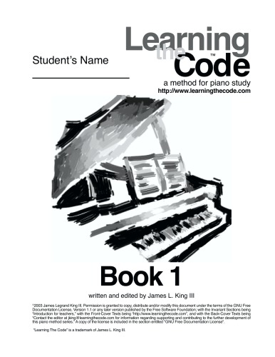Learning the Code. A Method for Piano Study