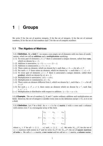 Graduate Abstract Algebra [Lecture notes]