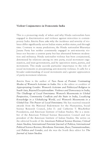 Violent Conjunctures in Democratic India