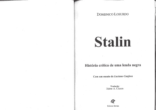 Stalin, história crítica de uma lenda negra