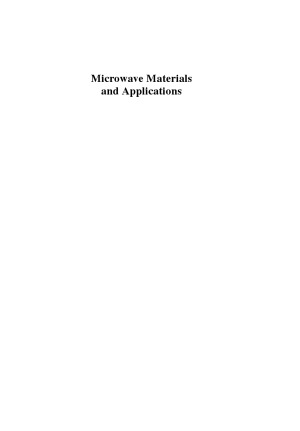 Microwave Materials and Applications, 2 Volume Set