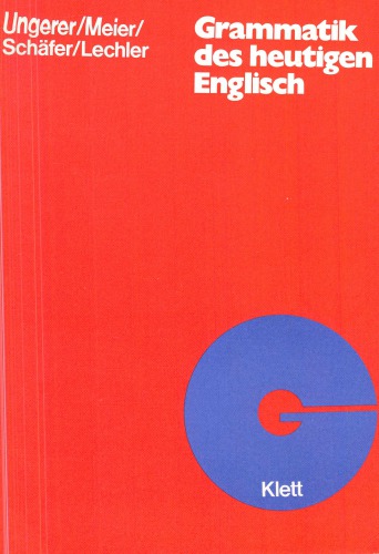 Grammatik des heutigen Englisch