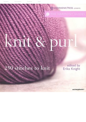 Lace and Eyelet Stitches.  250 to Knit