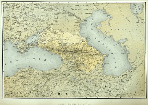Le Caucase pittoresque, dessiné d’après nature par le prince G. Gagarine; avec une introduction et un texte explicatif par le comte E. Stackelberg.