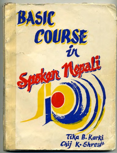 Basic course in spoken Nepali