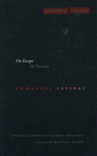 On Escape: De l’évasion