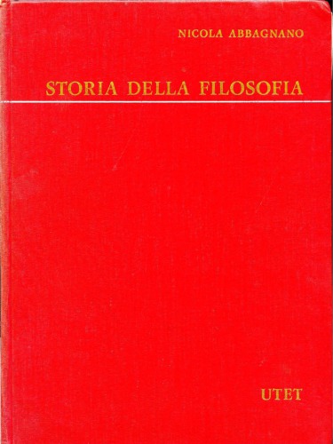 Storia della Filosofia - Vol I