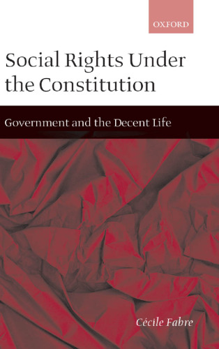 Social rights under the constitution : government and the decent life