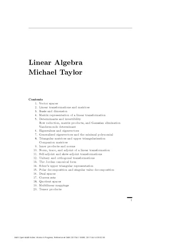 Linear Algebra