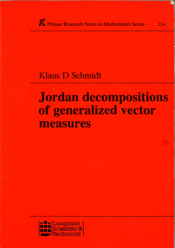 Jordan Decompositions of Generalized Vector Measures