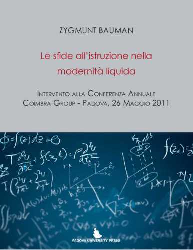 Le sfide all’istruzione nella modernità liquida