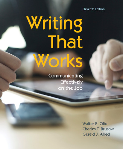 Writing That Works: Communicating Effectively on the Job